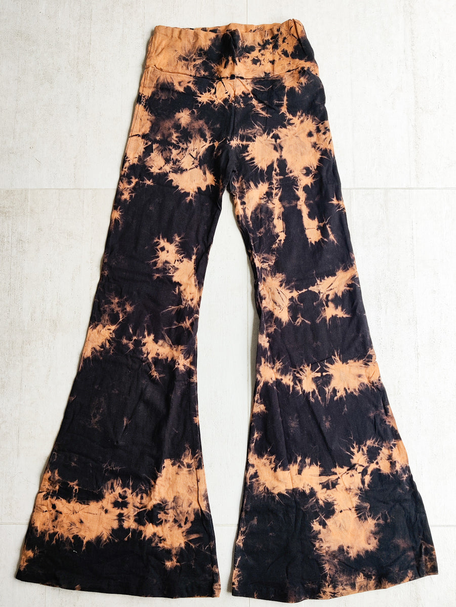 パンツ FUMIKAUCHIDA TIE-DYE CROPPED FLARE PANTS TheThirdEyeNZ-L1197-