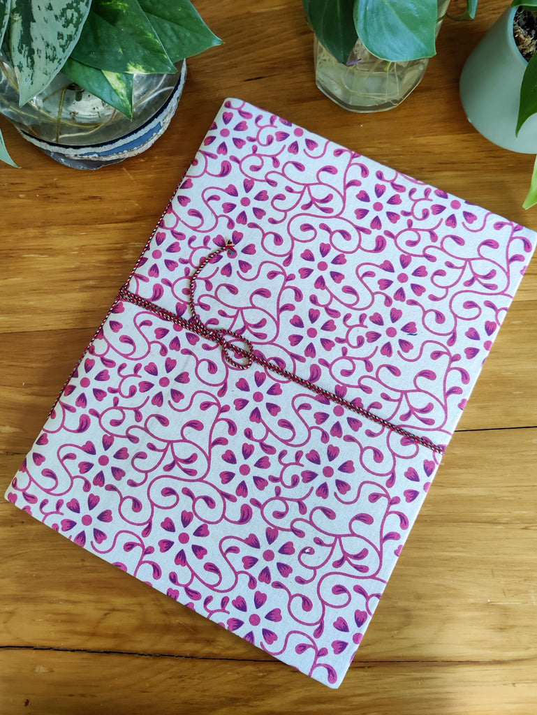 Extra Large Printed Cotton Fabric Diary