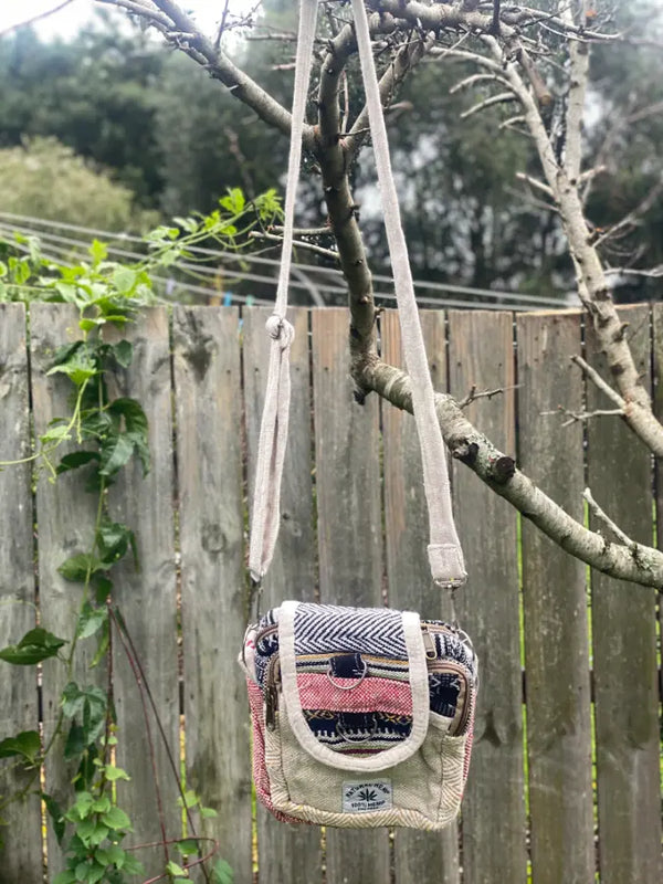 Luxe Cotton and Hemp Shoulder Bag