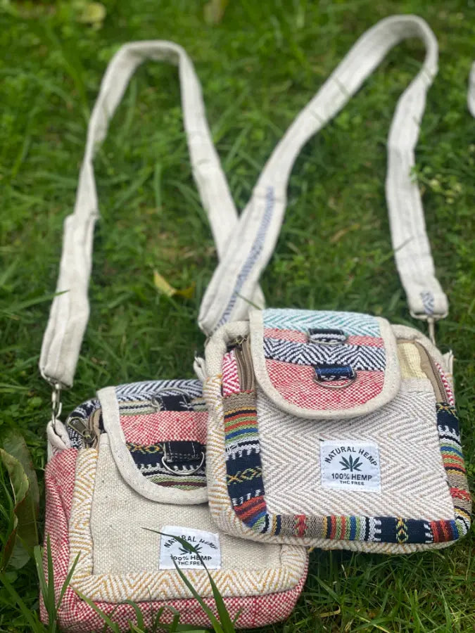 Luxe Cotton and Hemp Shoulder Bag