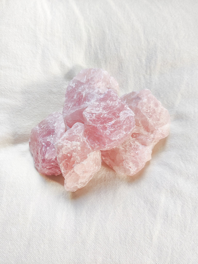 Large Rose Quartz Rough Pieces