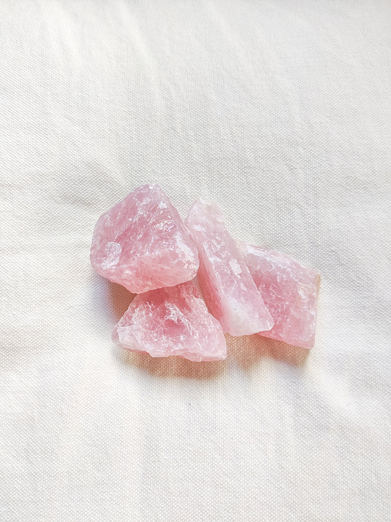 Medium Rose Quartz Rough Pieces