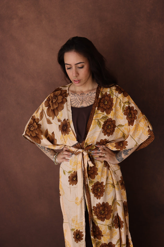 Golden Daisy Full-Length Kaftan