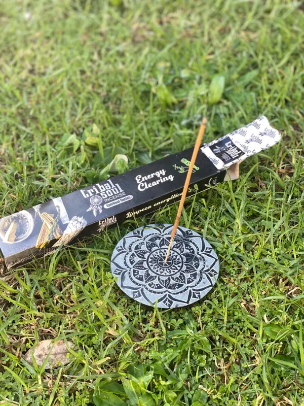 Mandala Stone Incense Holder