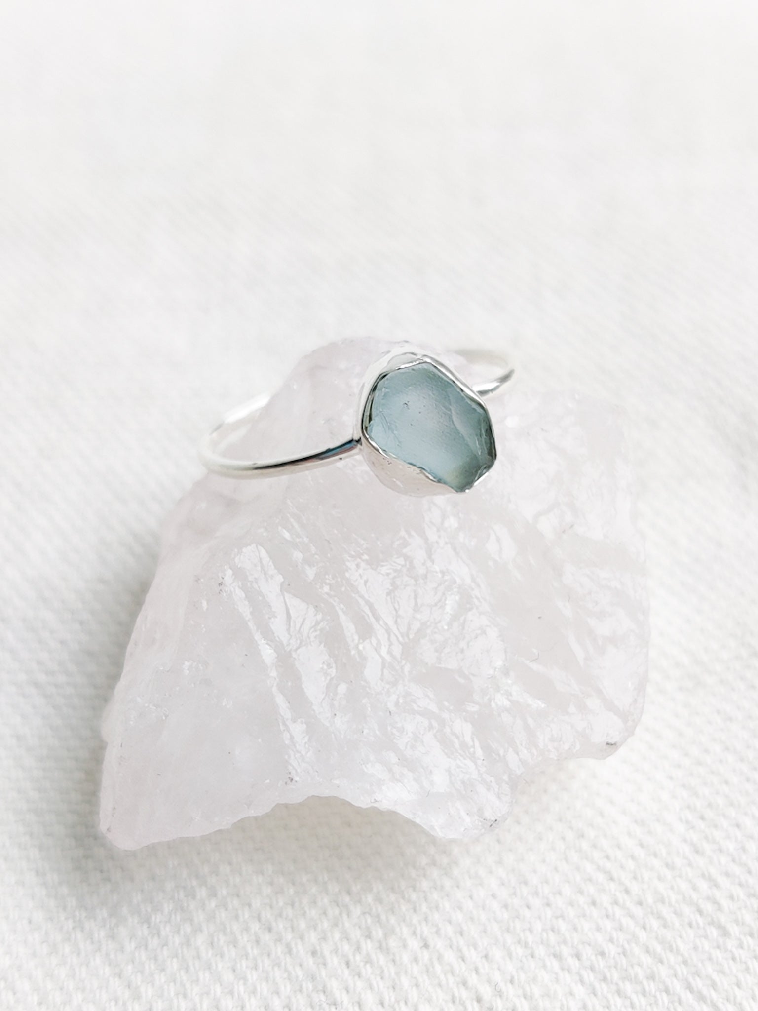 Small Rough Crystal Sterling Silver Rings | The Third Eye | New Zealand ...