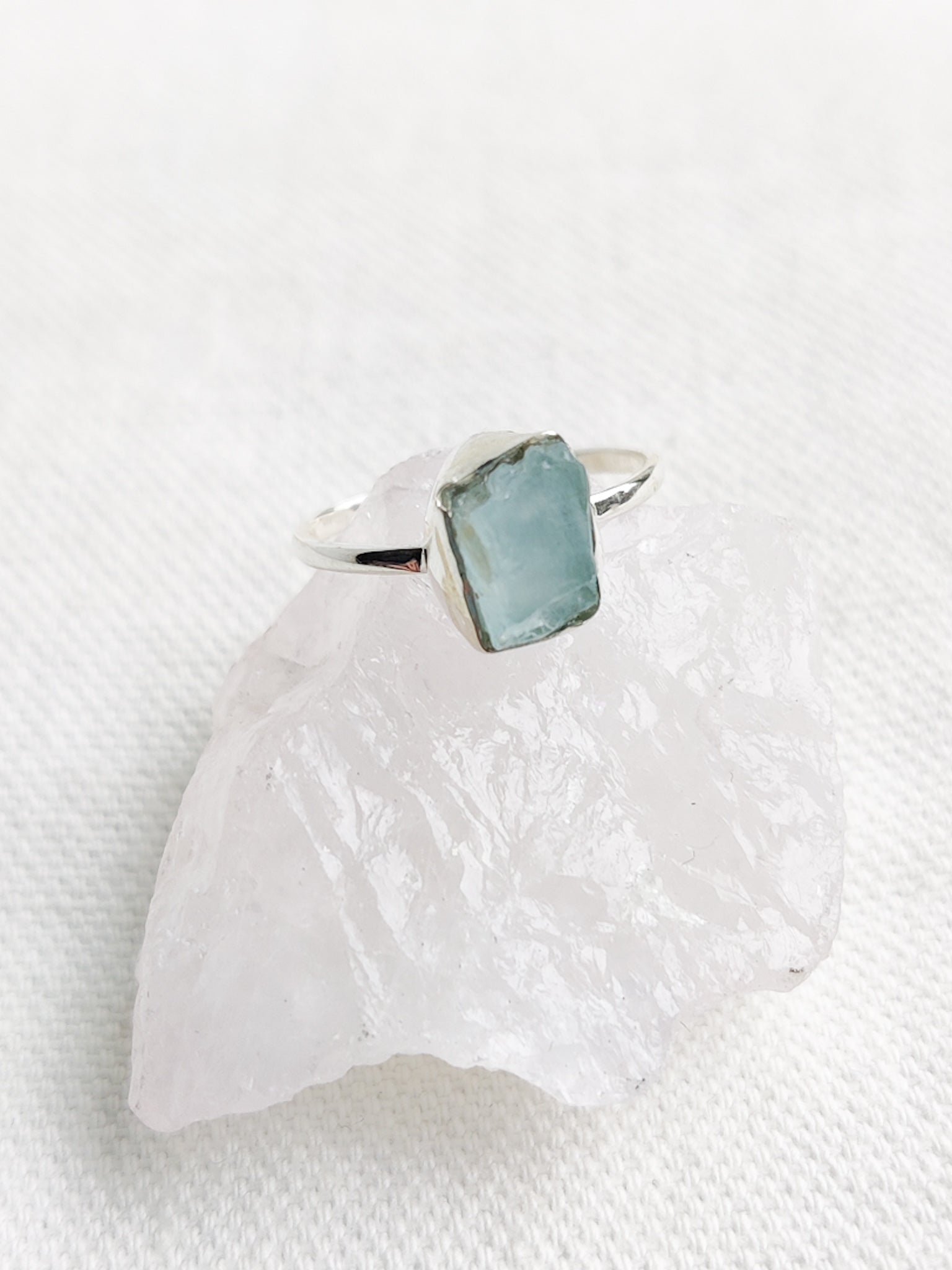 Small Rough Crystal Sterling Silver Rings | The Third Eye | New Zealand ...