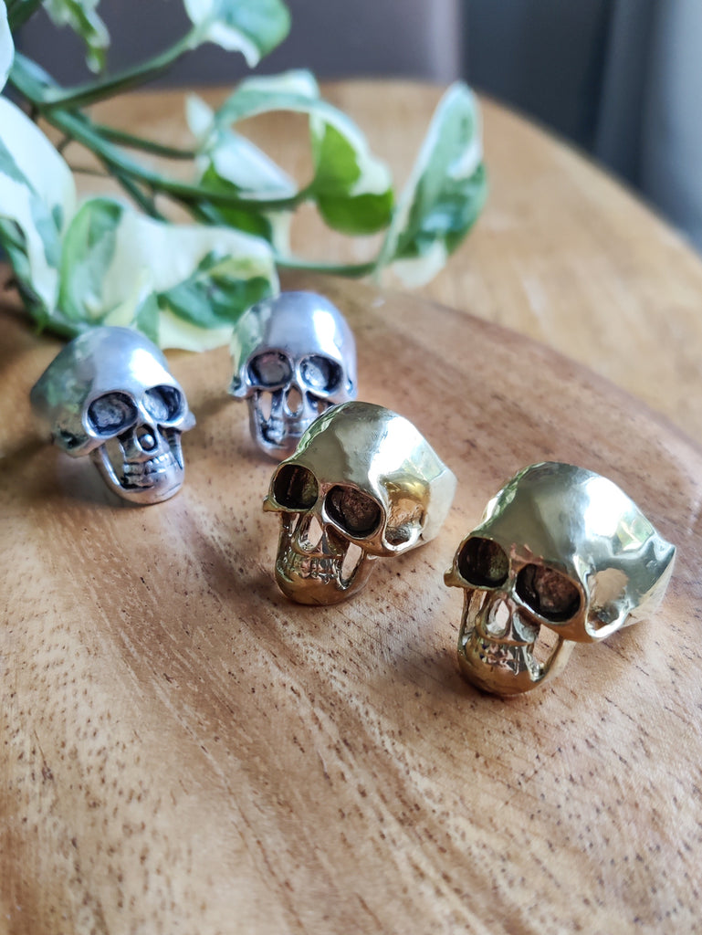 Brass Skull Rings