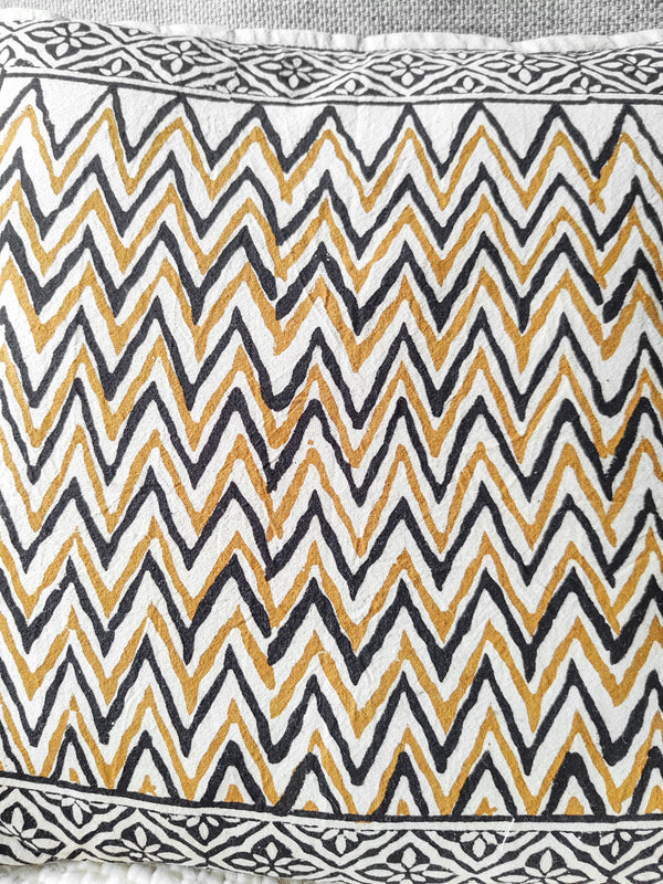 Block Printed Cotton Cushion Covers