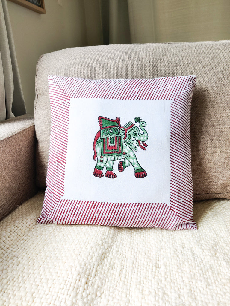 Block Printed Cotton Cushion Covers