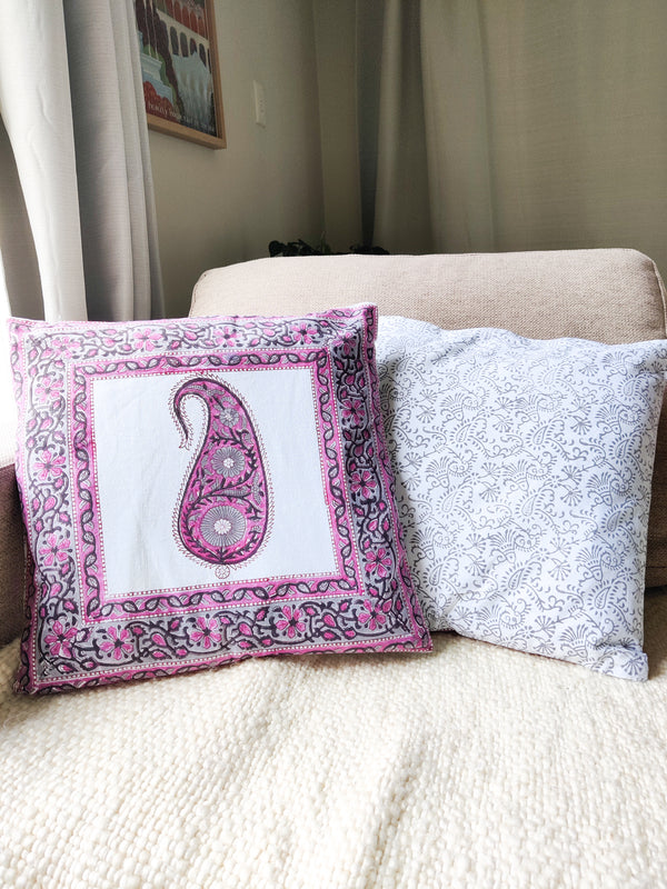 Block Printed Cotton Cushion Covers