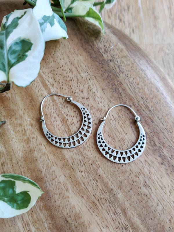 Brass SERPANT HOOK EARRING