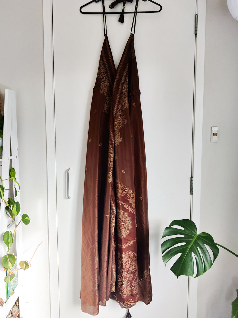 Recycled Silk Sari Magic Dress – TheThirdEyeNZ