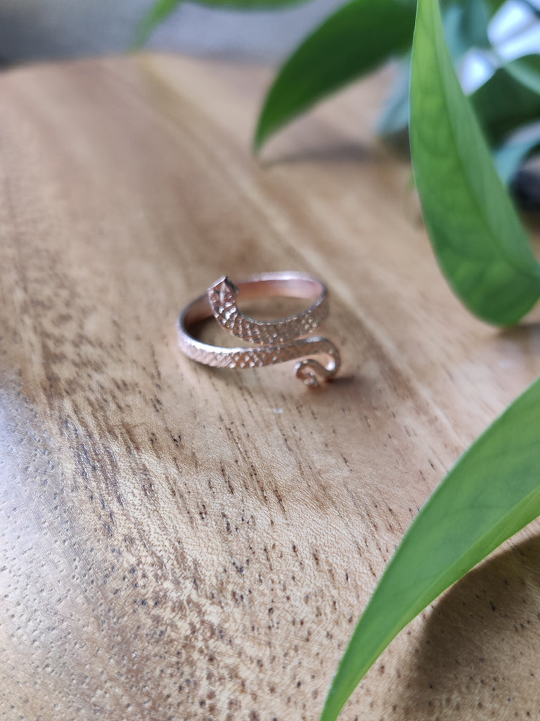 Copper Snake Ring – TheThirdEyeNZ - Main Image