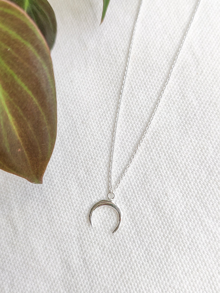 Mini Crescent Moon Necklace