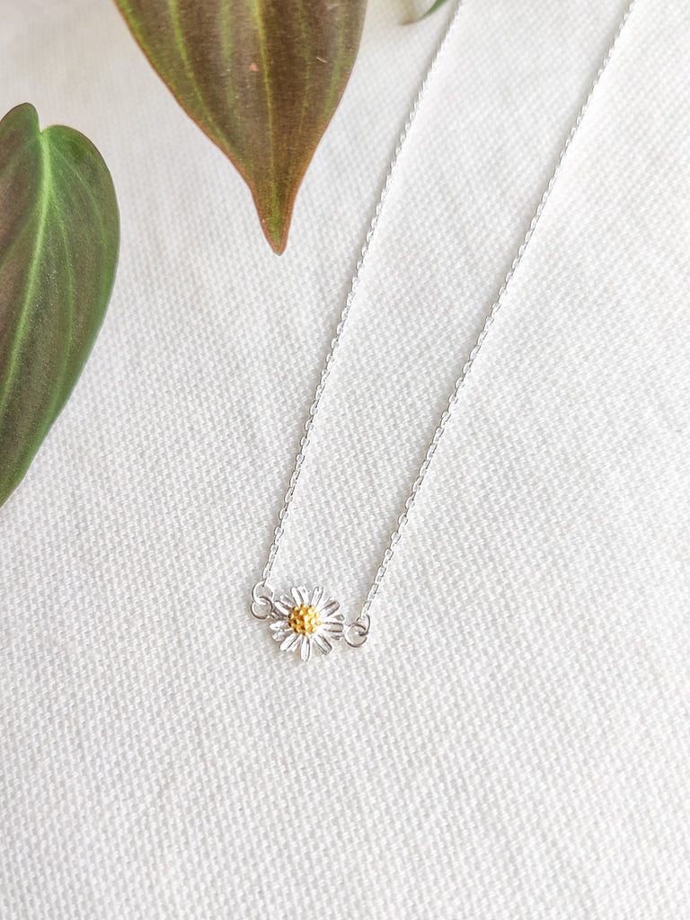 Daisy Necklace - Sterling Silver