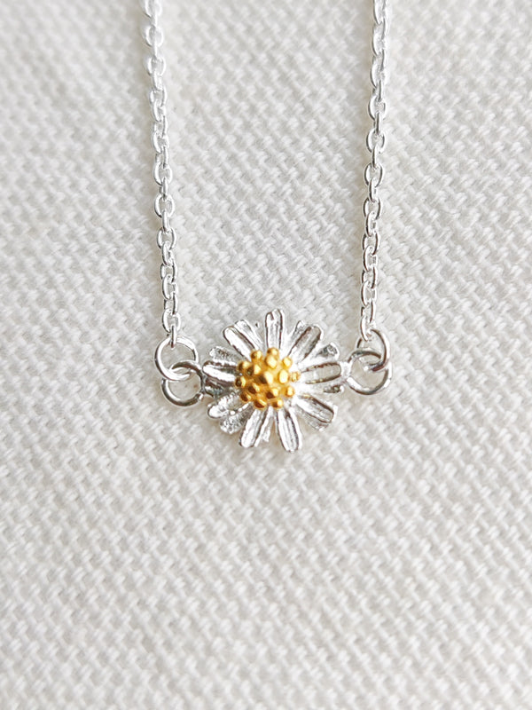 Daisy Necklace - Sterling Silver