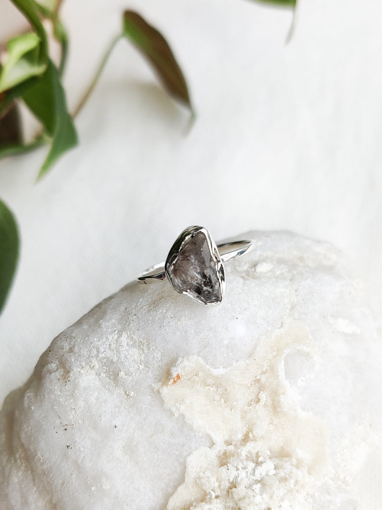 Small Rough Crystal Sterling Silver Rings | The Third Eye | New Zealand ...