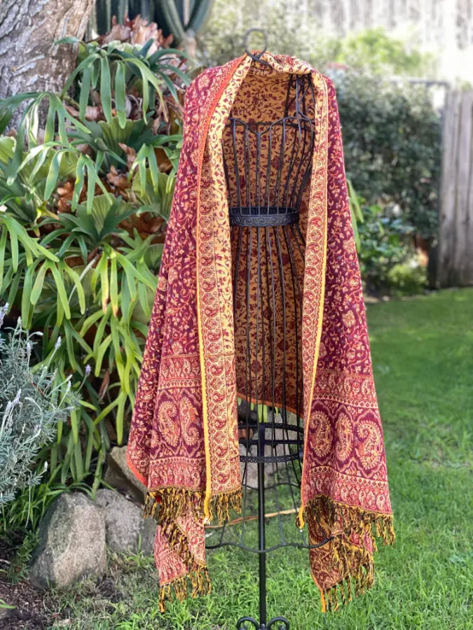 Paisley Wool Blanket Shawls