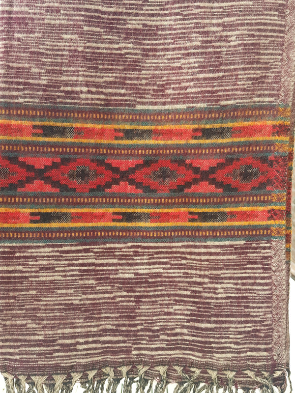 Wool Shawl - Brown
