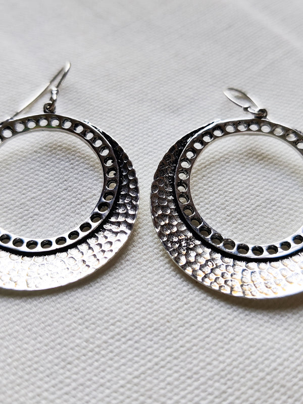 Hammered Earrings