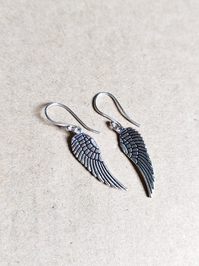 Plated Brass Wing Earrings