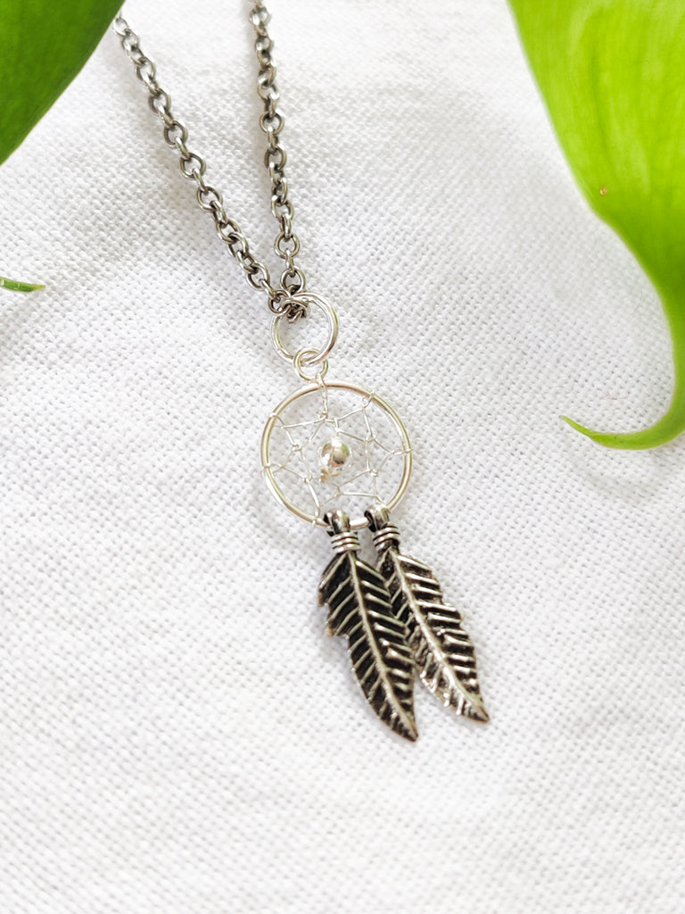 Sterling Silver Dreamcatcher Pendant