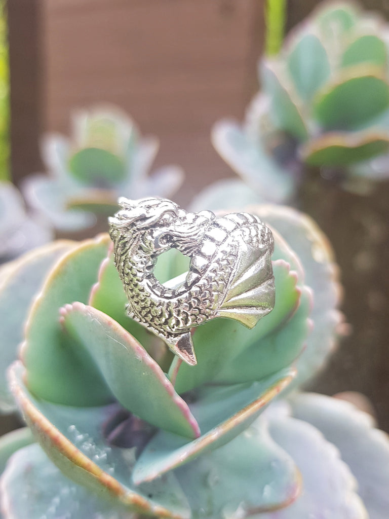 Silver Dragon Ring