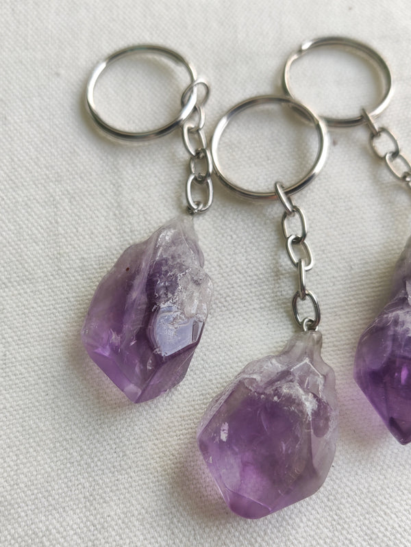 Amethyst Keychain