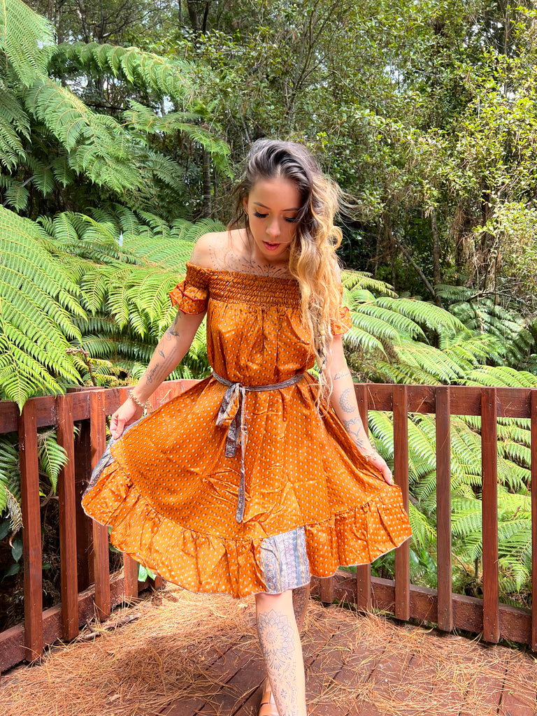 Meadow Dress - Orange
