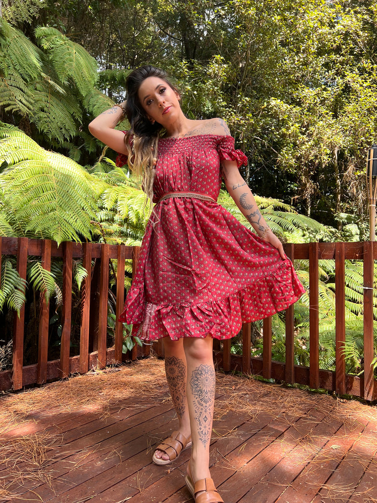 Meadow Dress - Red