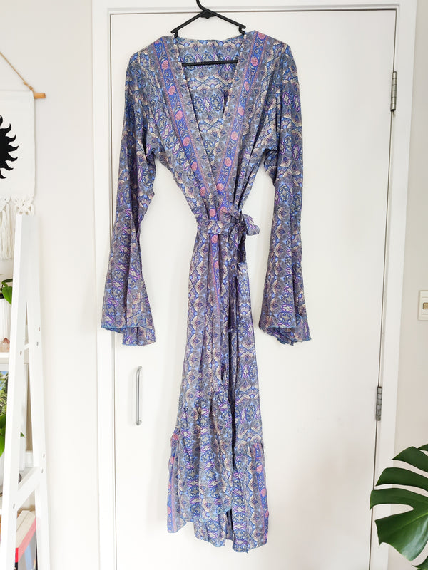 Silk Frill Kimono