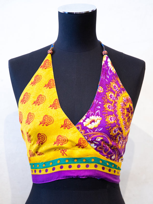 Silk Sari Reversible Top - Thin Strap #2