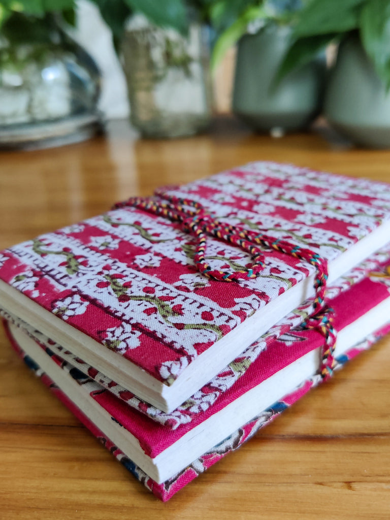 Small Printed Cotton Diary