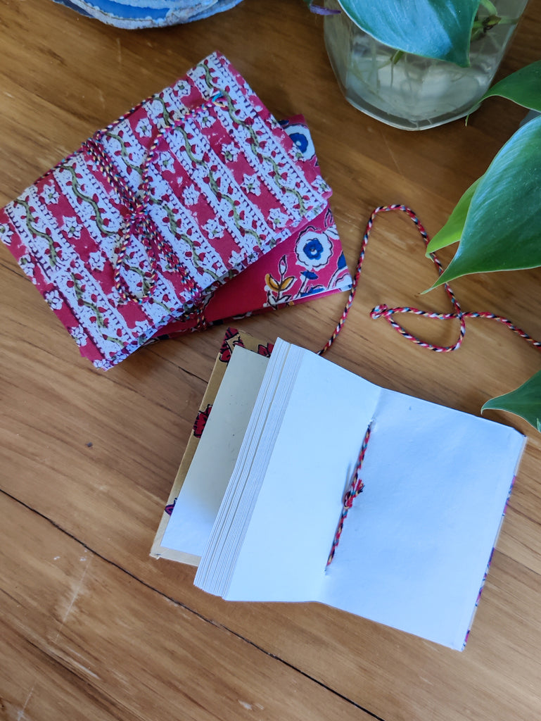 Extra Small Printed Cotton Diary