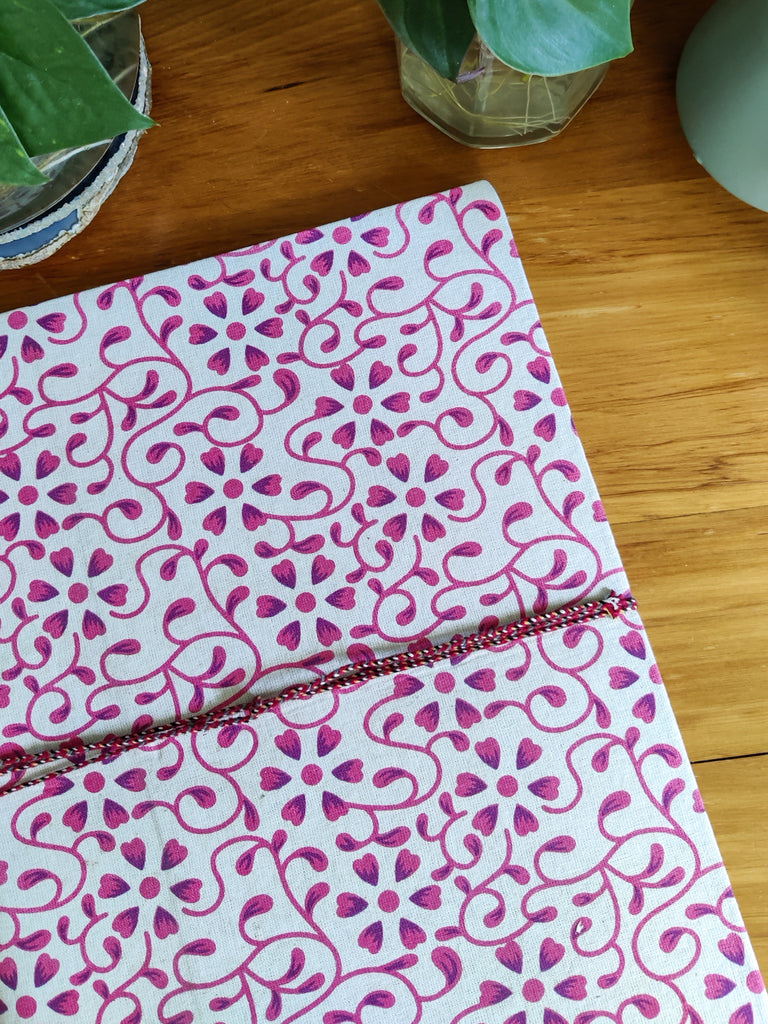 Extra Large Printed Cotton Fabric Diary
