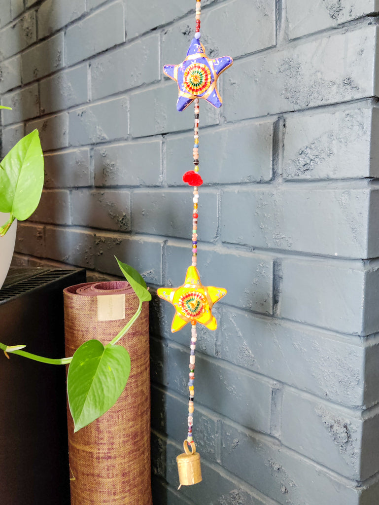 Coloured Stars String Mobile