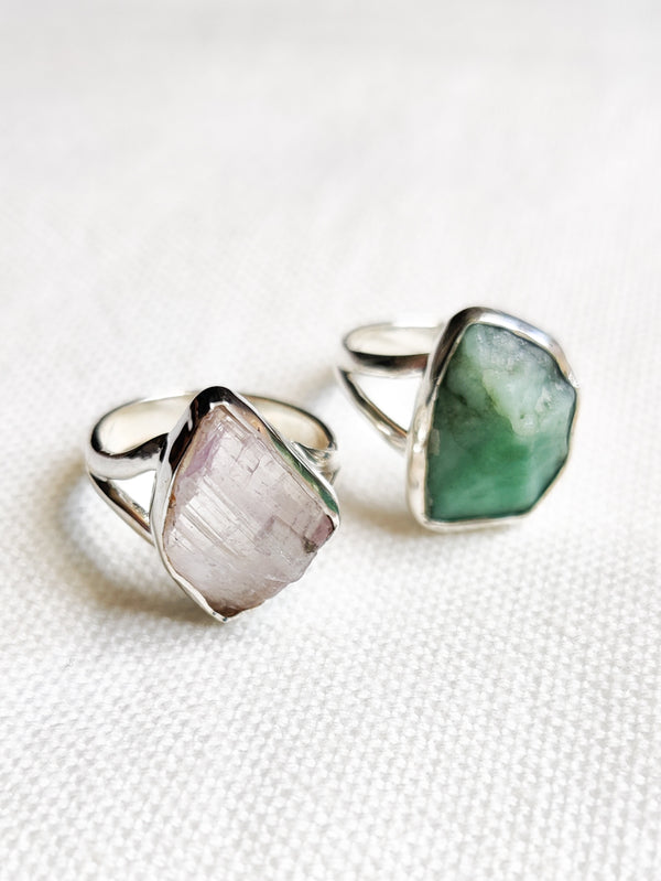 Large Rough Crystal Rings