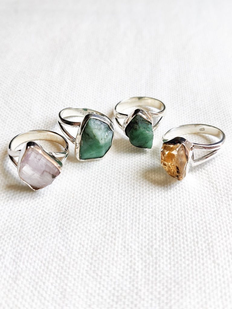 Large Rough Crystal Rings