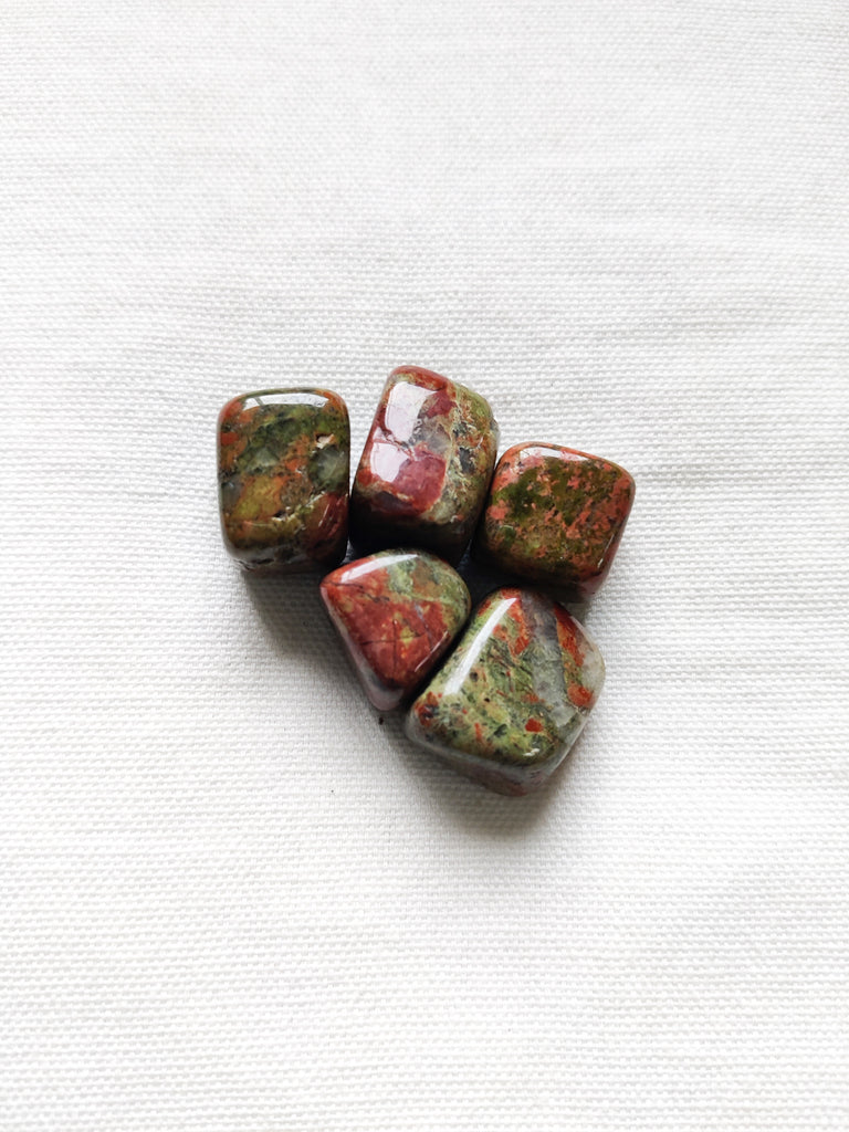 Unakite Tumbled Crystals